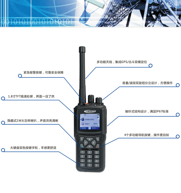 DP980数字对讲机