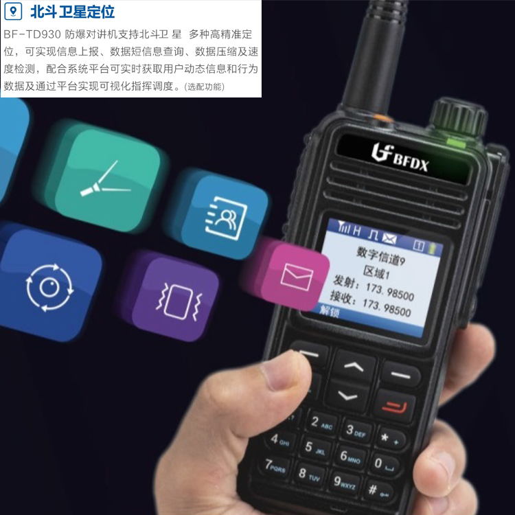 北峰BF-TD930防爆数字对讲机